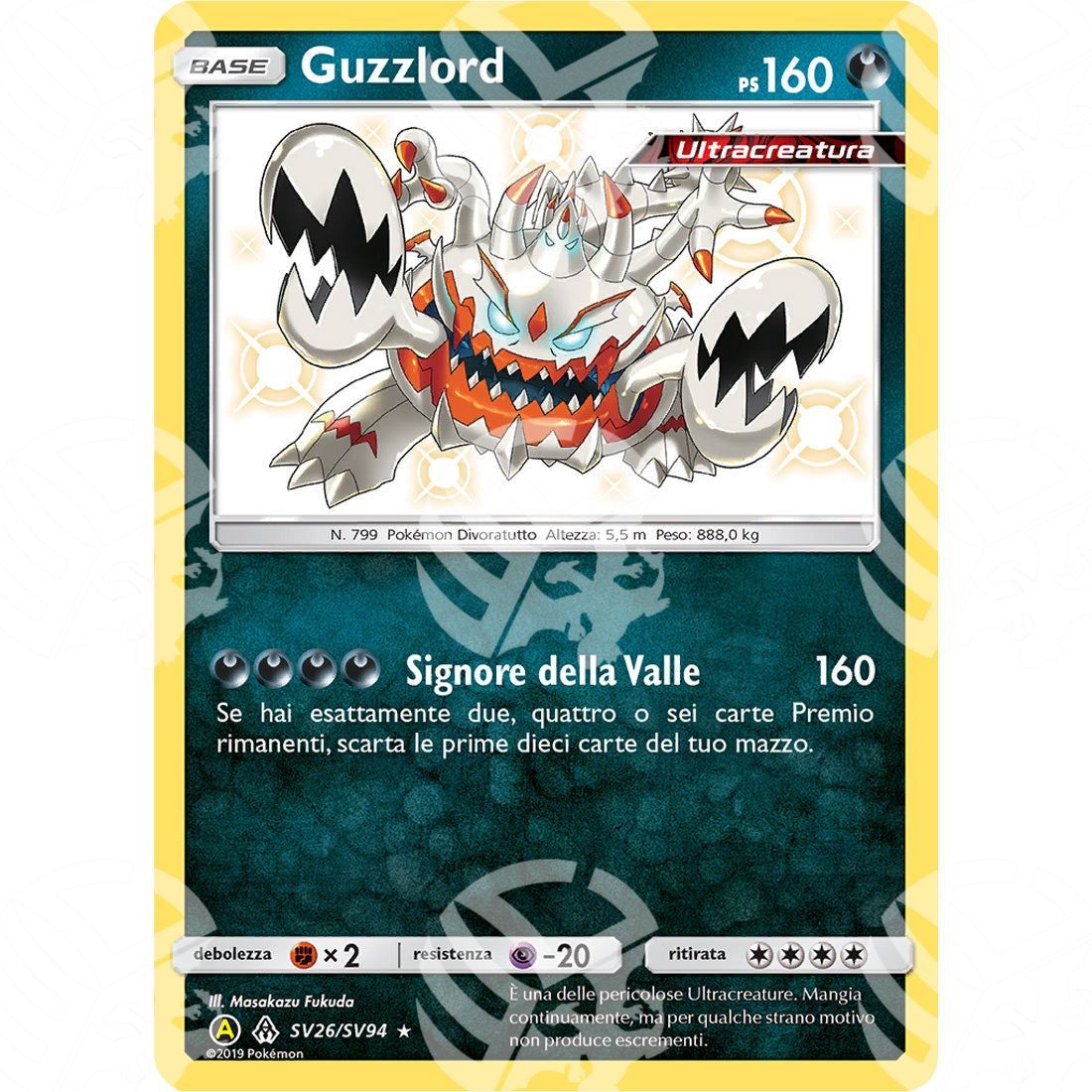 Destino Sfuggente - Guzzlord - SV26/SV94 - Warcard - Destino Sfuggente - Guzzlord - SV26/SV94 i prezzi più bassi sul mercato, solo da www.warcardshop.com! Carte singole, box, buste e mazzi.