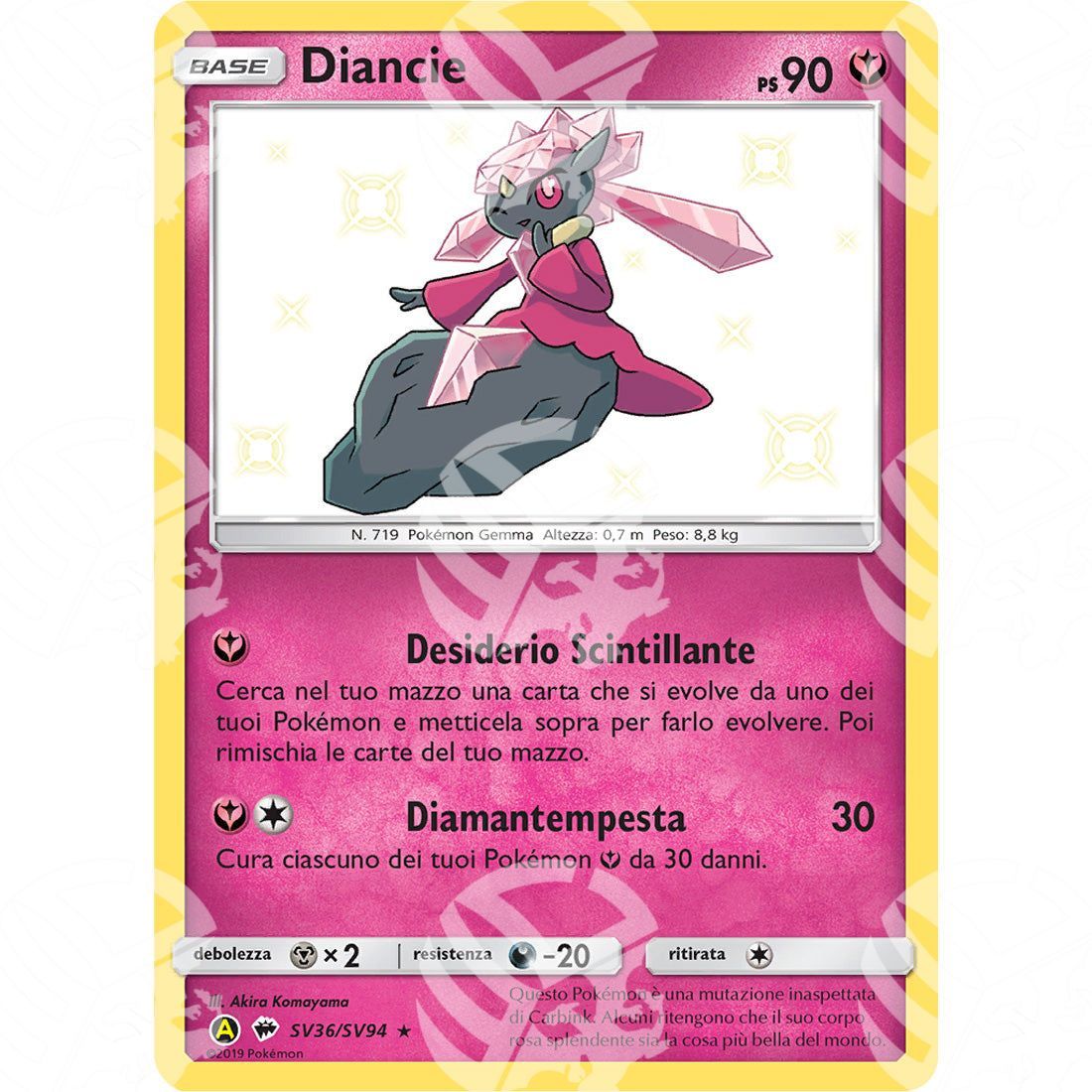 Destino Sfuggente - Diancie - SV36/SV94 - Warcard - Destino Sfuggente - Diancie - SV36/SV94 i prezzi più bassi sul mercato, solo da www.warcardshop.com! Carte singole, box, buste e mazzi.