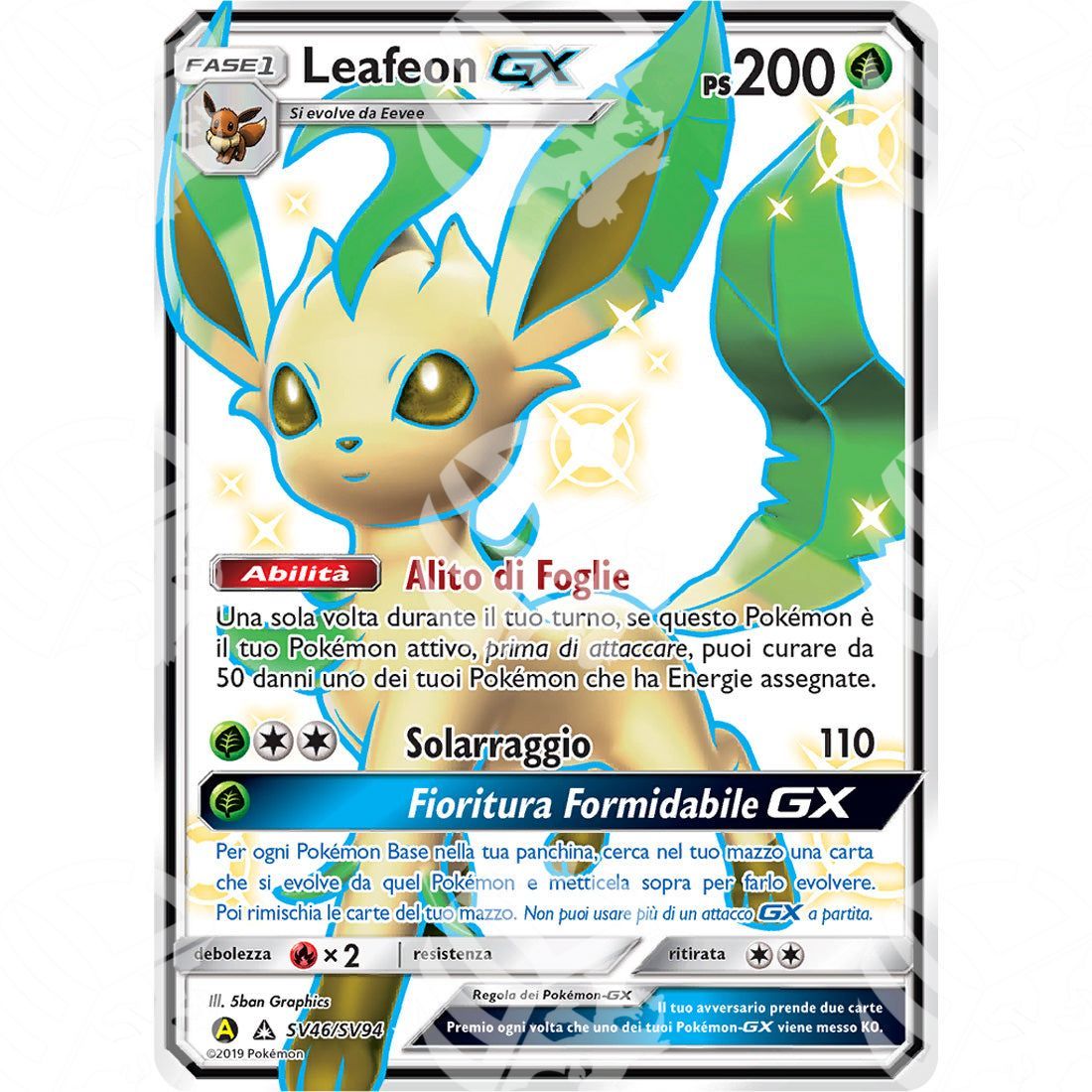 Destino Sfuggente - Leafeon GX - SV46/SV94 - Warcard - Destino Sfuggente - Leafeon GX - SV46/SV94 i prezzi più bassi sul mercato, solo da www.warcardshop.com! Carte singole, box, buste e mazzi.