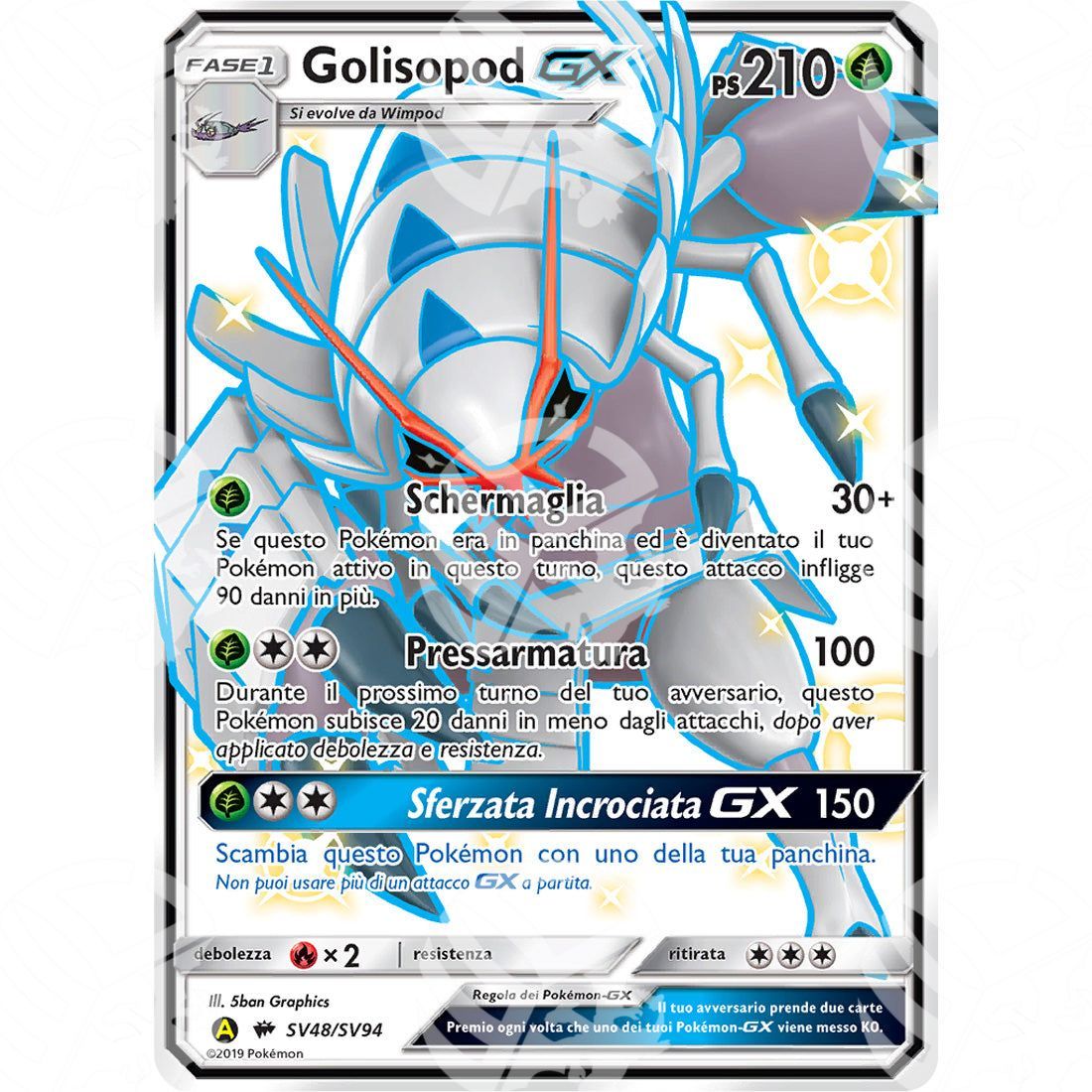 Destino Sfuggente - Golisopod GX - SV48/SV94 - Warcard - Destino Sfuggente - Golisopod GX - SV48/SV94 i prezzi più bassi sul mercato, solo da www.warcardshop.com! Carte singole, box, buste e mazzi.