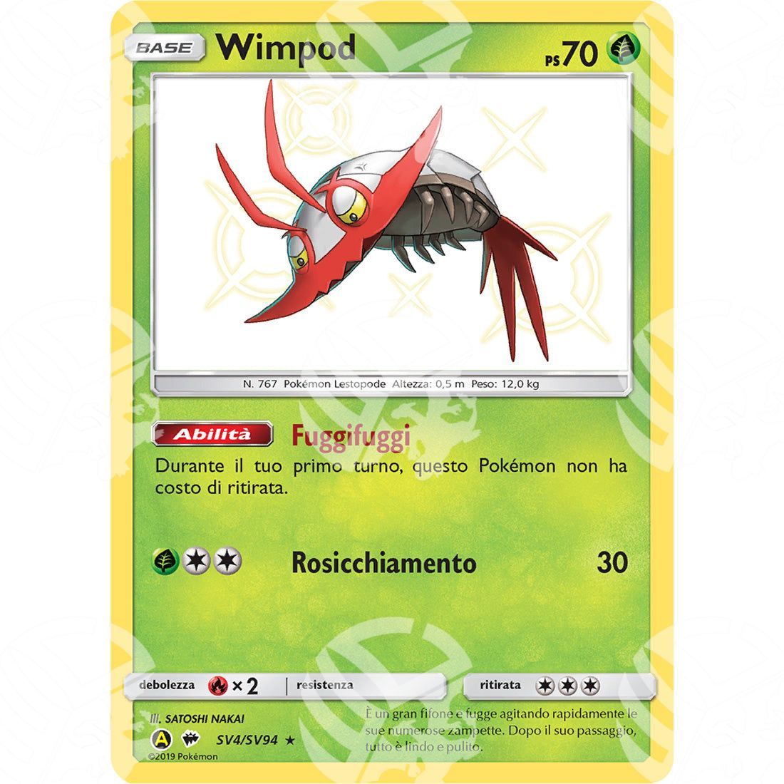 Destino Sfuggente - Wimpod - SV4/SV94 - Warcard - Destino Sfuggente - Wimpod - SV4/SV94 i prezzi più bassi sul mercato, solo da www.warcardshop.com! Carte singole, box, buste e mazzi.