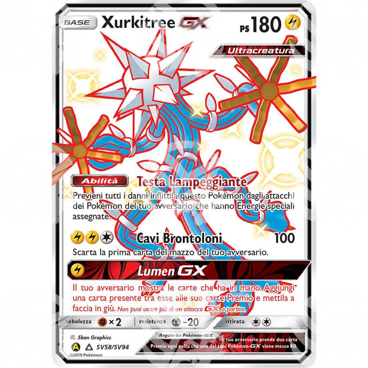 Destino Sfuggente - Xurkitree GX - SV58/SV94 - Warcard - Destino Sfuggente - Xurkitree GX - SV58/SV94 i prezzi più bassi sul mercato, solo da www.warcardshop.com! Carte singole, box, buste e mazzi.