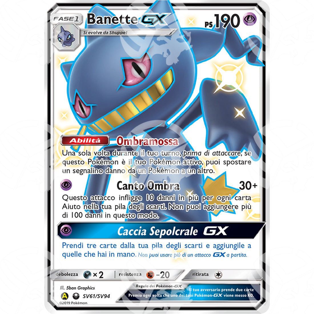 Destino Sfuggente - Banette GX - SV61/SV94 - Warcard - Destino Sfuggente - Banette GX - SV61/SV94 i prezzi più bassi sul mercato, solo da www.warcardshop.com! Carte singole, box, buste e mazzi.