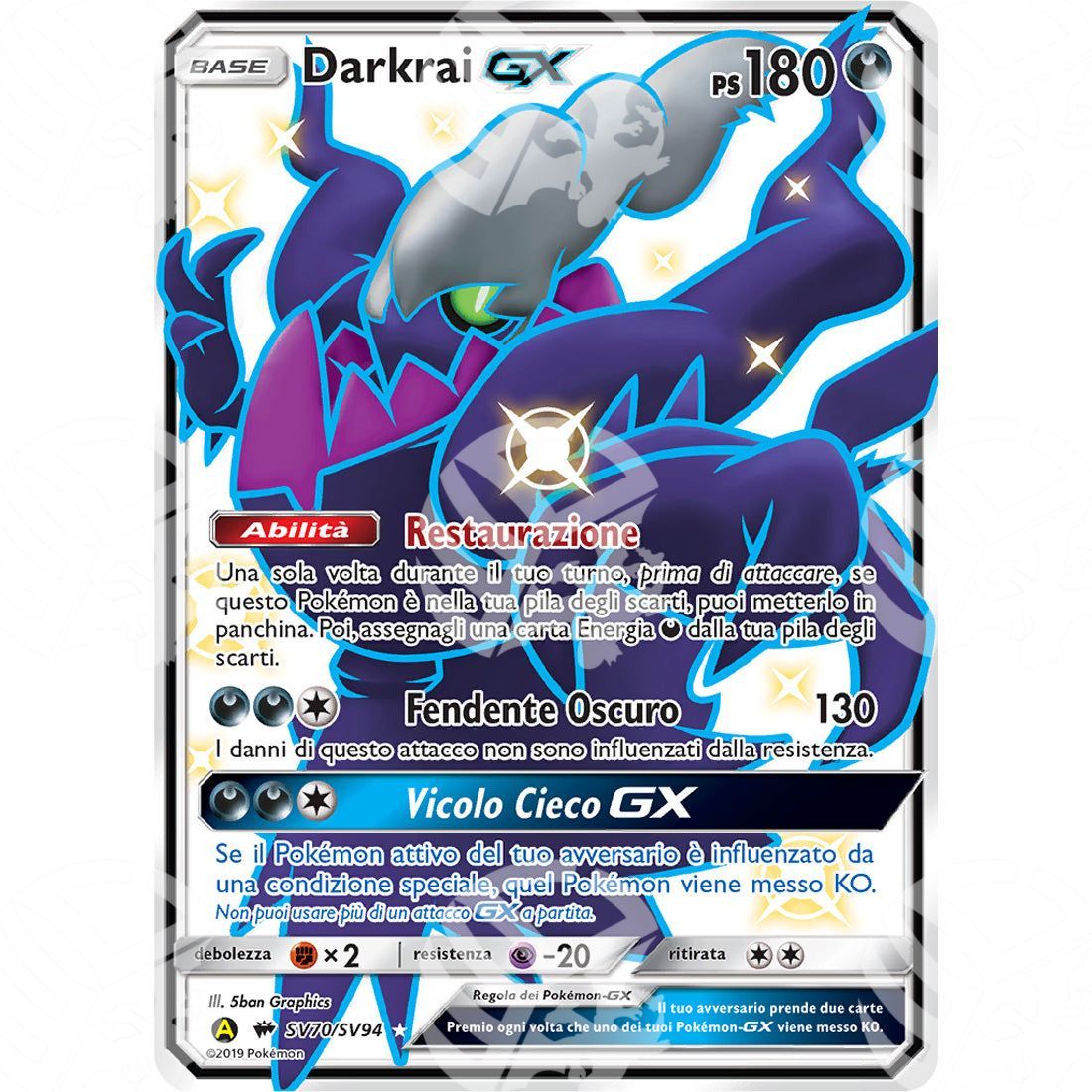 Destino Sfuggente - Darkrai GX - SV70/SV94 - Warcard - Destino Sfuggente - Darkrai GX - SV70/SV94 i prezzi più bassi sul mercato, solo da www.warcardshop.com! Carte singole, box, buste e mazzi.