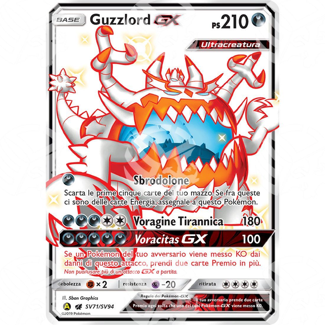 Destino Sfuggente - Guzzlord GX - SV71/SV94 - Warcard - Destino Sfuggente - Guzzlord GX - SV71/SV94 i prezzi più bassi sul mercato, solo da www.warcardshop.com! Carte singole, box, buste e mazzi.