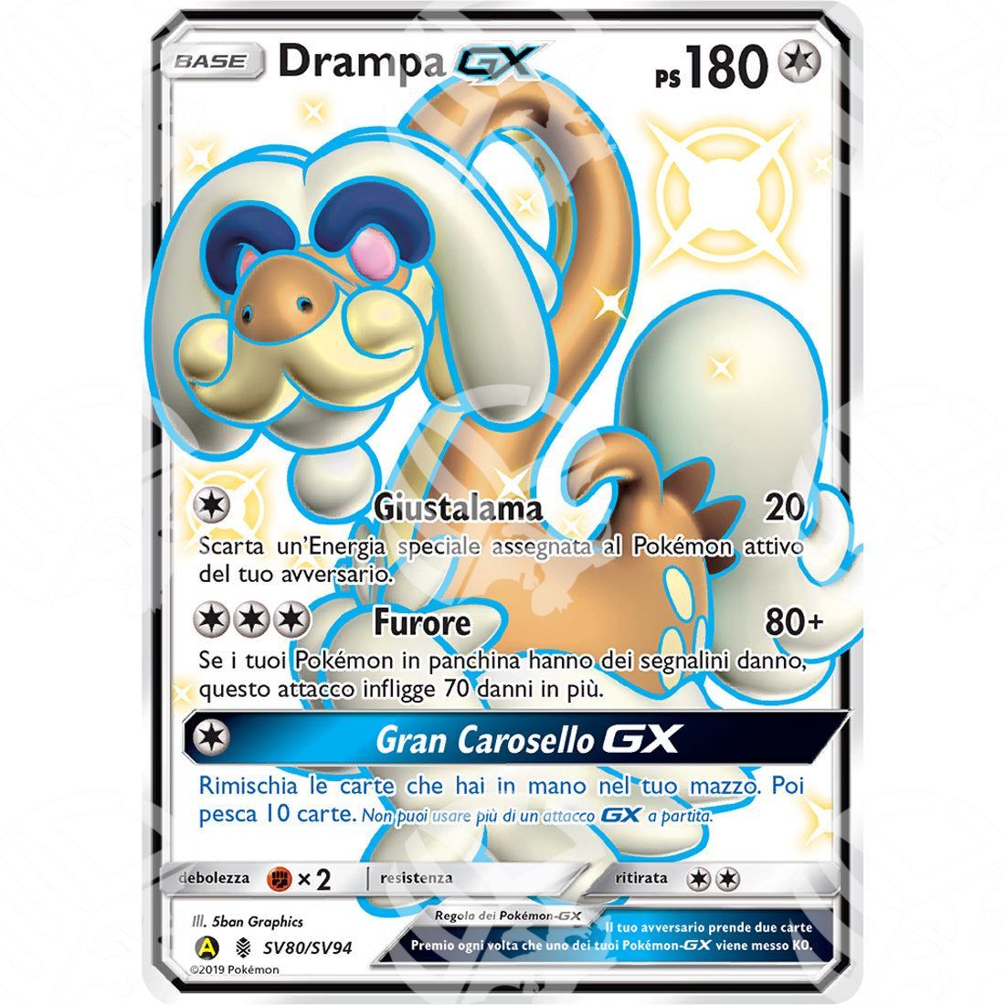 Destino Sfuggente - Drampa GX - SV80/SV94 - Warcard - Destino Sfuggente - Drampa GX - SV80/SV94 i prezzi più bassi sul mercato, solo da www.warcardshop.com! Carte singole, box, buste e mazzi.