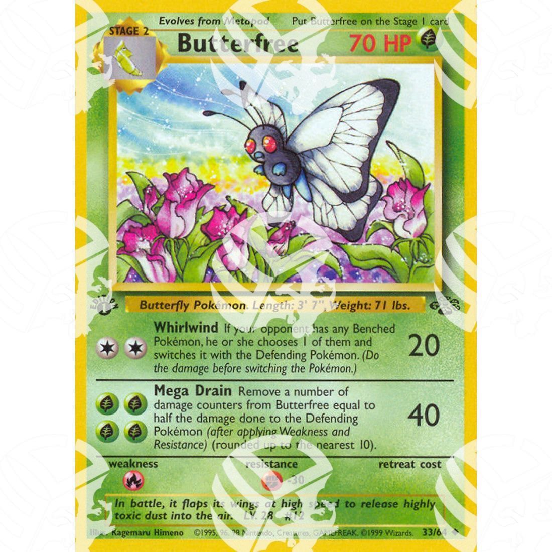 Jungle - Butterfree - 33/64 - Warcard - Jungle - Butterfree - 33/64 i prezzi più bassi sul mercato, solo da www.warcardshop.com! Carte singole, box, buste e mazzi.