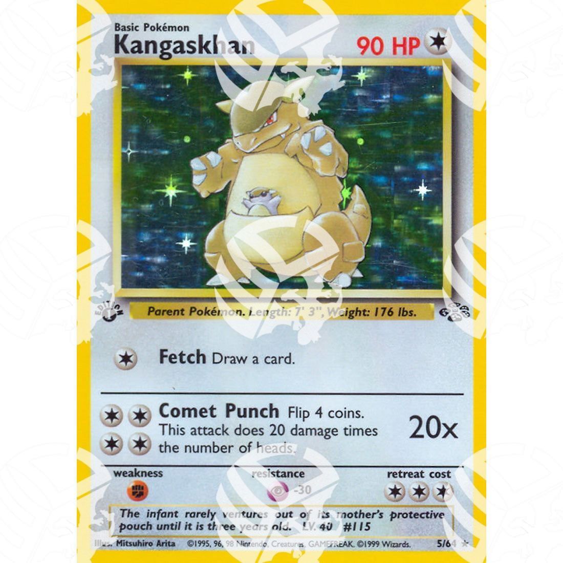 Jungle - Kangaskhan - Holo Rare 5/64 - Warcard - Jungle - Kangaskhan - Holo Rare 5/64 i prezzi più bassi sul mercato, solo da www.warcardshop.com! Carte singole, box, buste e mazzi.