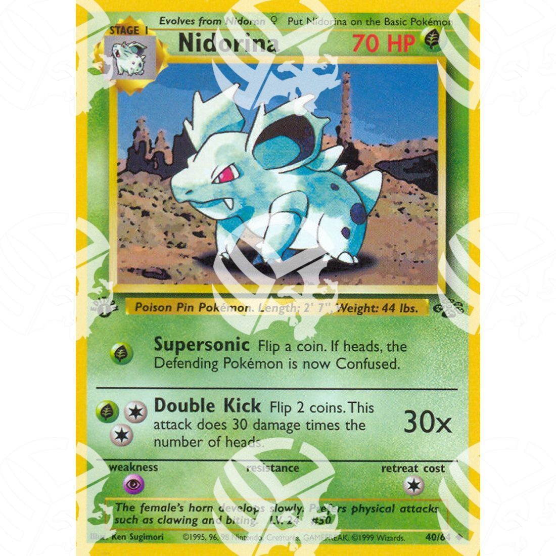 Jungle - Nidorina - 40/64 - Warcard - Jungle - Nidorina - 40/64 i prezzi più bassi sul mercato, solo da www.warcardshop.com! Carte singole, box, buste e mazzi.