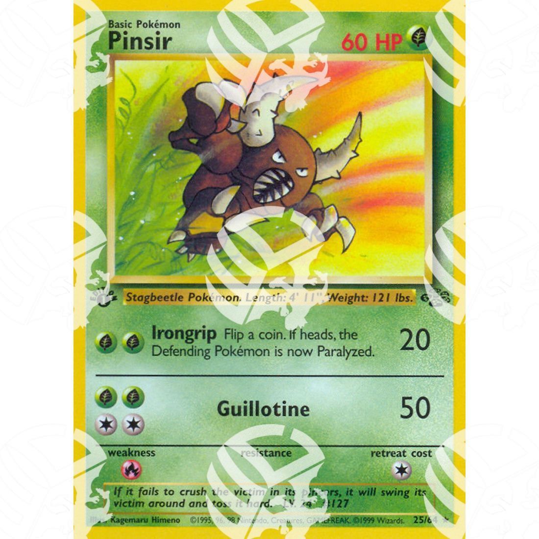 Jungle - Pinsir - 25/64 - Warcard - Jungle - Pinsir - 25/64 i prezzi più bassi sul mercato, solo da www.warcardshop.com! Carte singole, box, buste e mazzi.