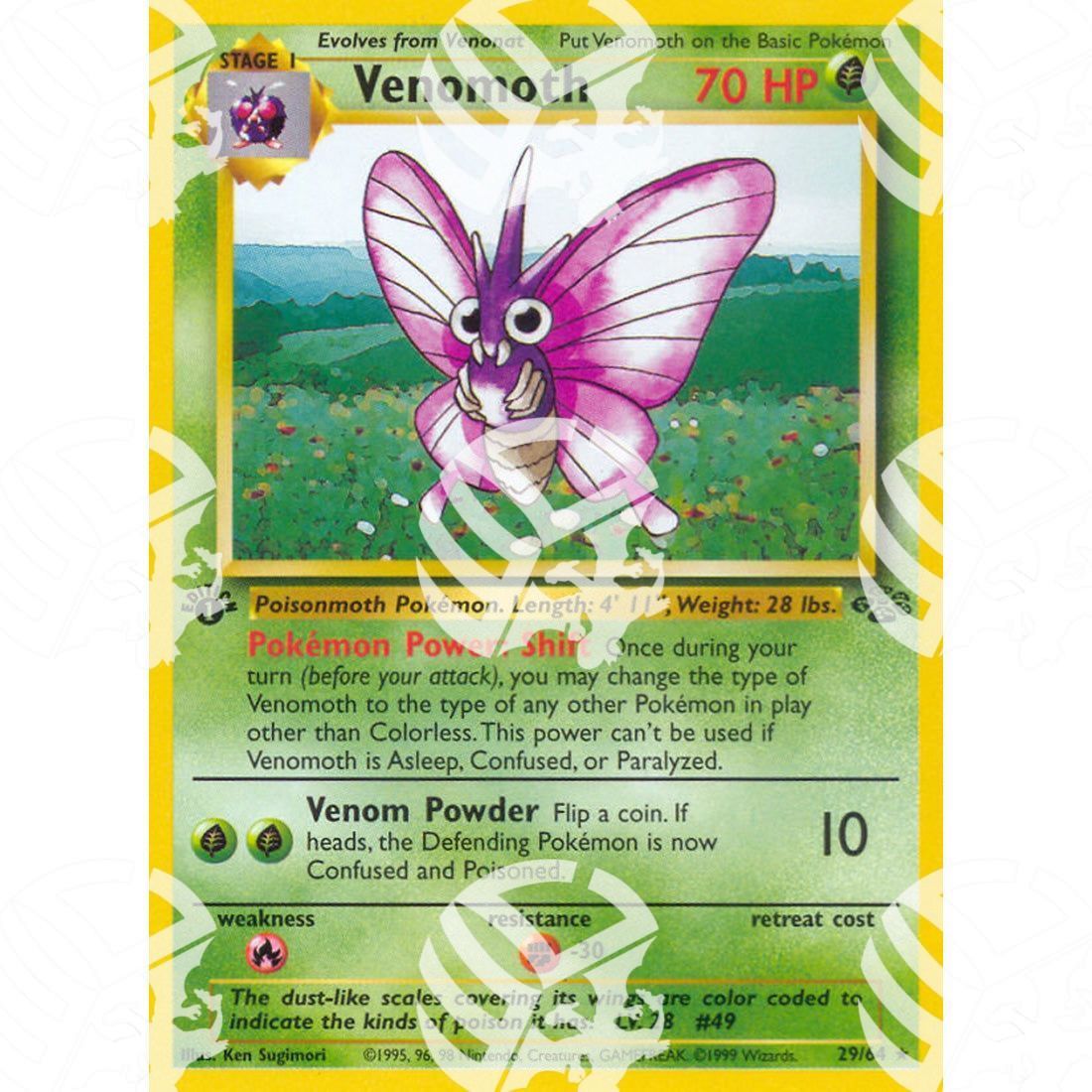 Jungle - Venomoth - 29/64 - Warcard - Jungle - Venomoth - 29/64 i prezzi più bassi sul mercato, solo da www.warcardshop.com! Carte singole, box, buste e mazzi.