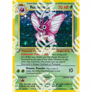 Jungle - Venomoth - Holo Rare 13/64 - Warcard - Jungle - Venomoth - Holo Rare 13/64 i prezzi più bassi sul mercato, solo da www.warcardshop.com! Carte singole, box, buste e mazzi.