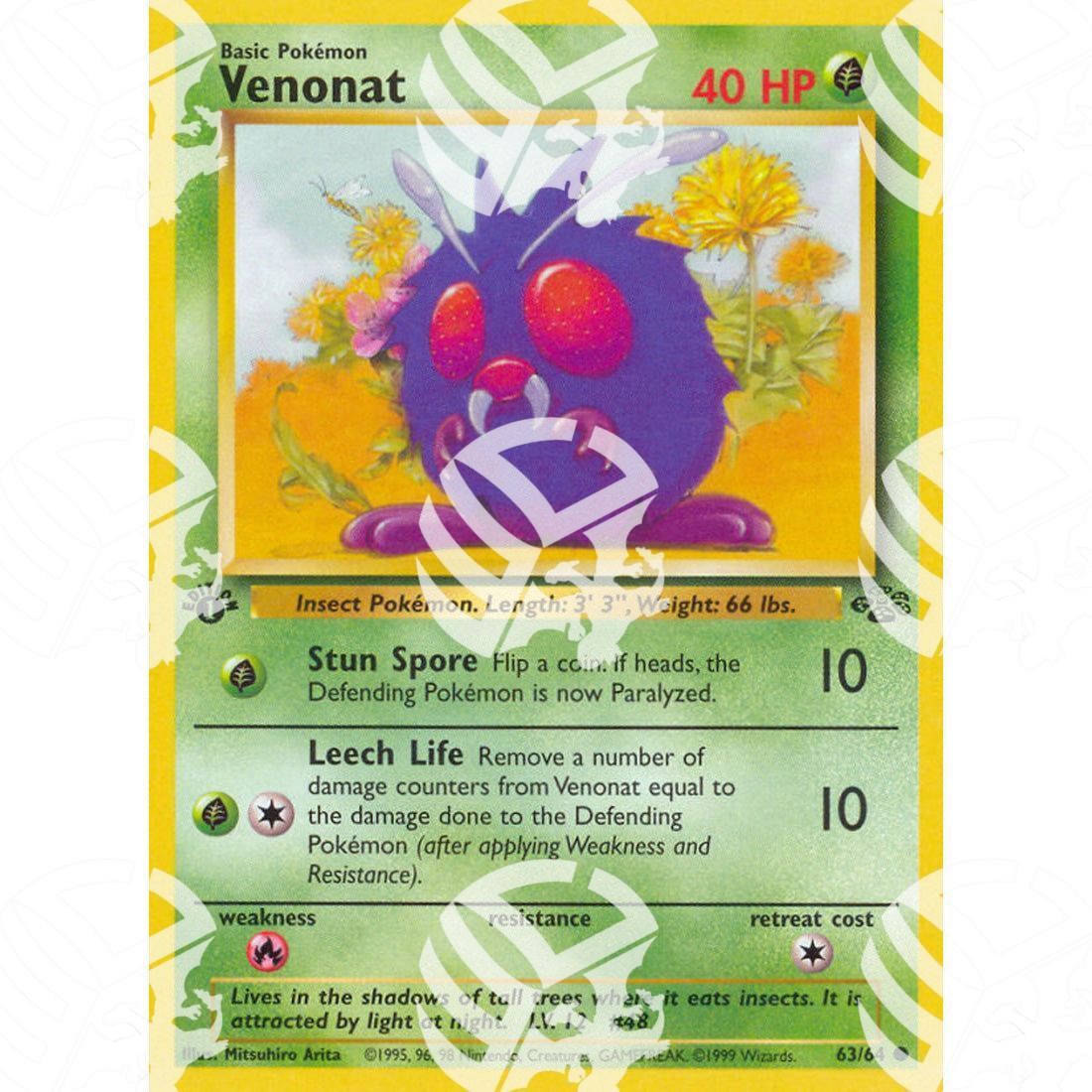 Jungle - Venonat - 63/64 - Warcard - Jungle - Venonat - 63/64 i prezzi più bassi sul mercato, solo da www.warcardshop.com! Carte singole, box, buste e mazzi.