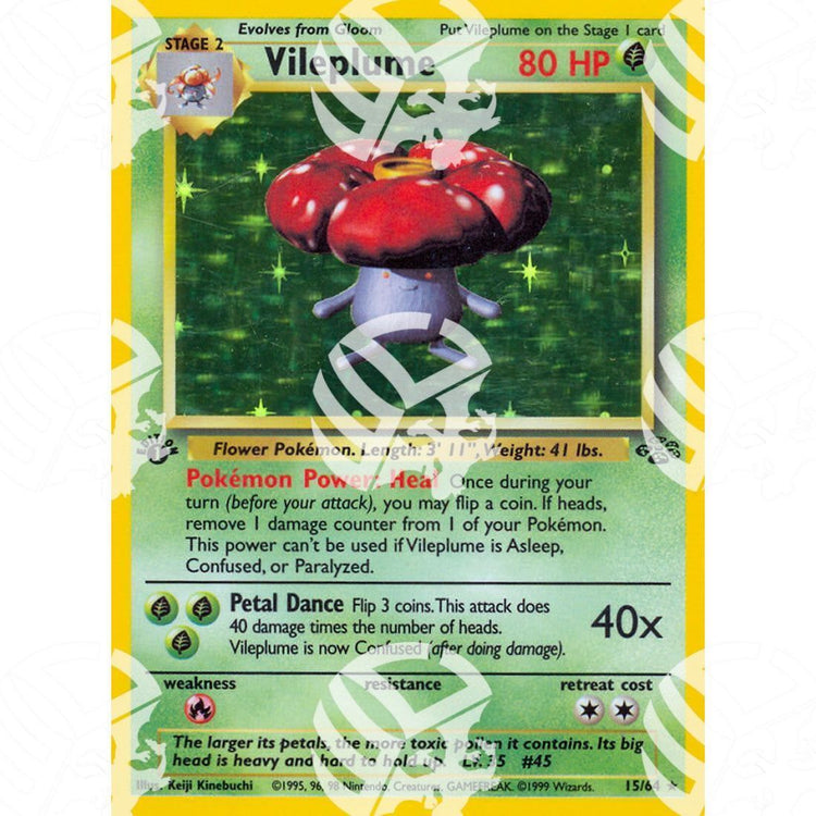 Jungle - Vileplume - Holo Rare 15/64 - Warcard - Jungle - Vileplume - Holo Rare 15/64 i prezzi più bassi sul mercato, solo da www.warcardshop.com! Carte singole, box, buste e mazzi.