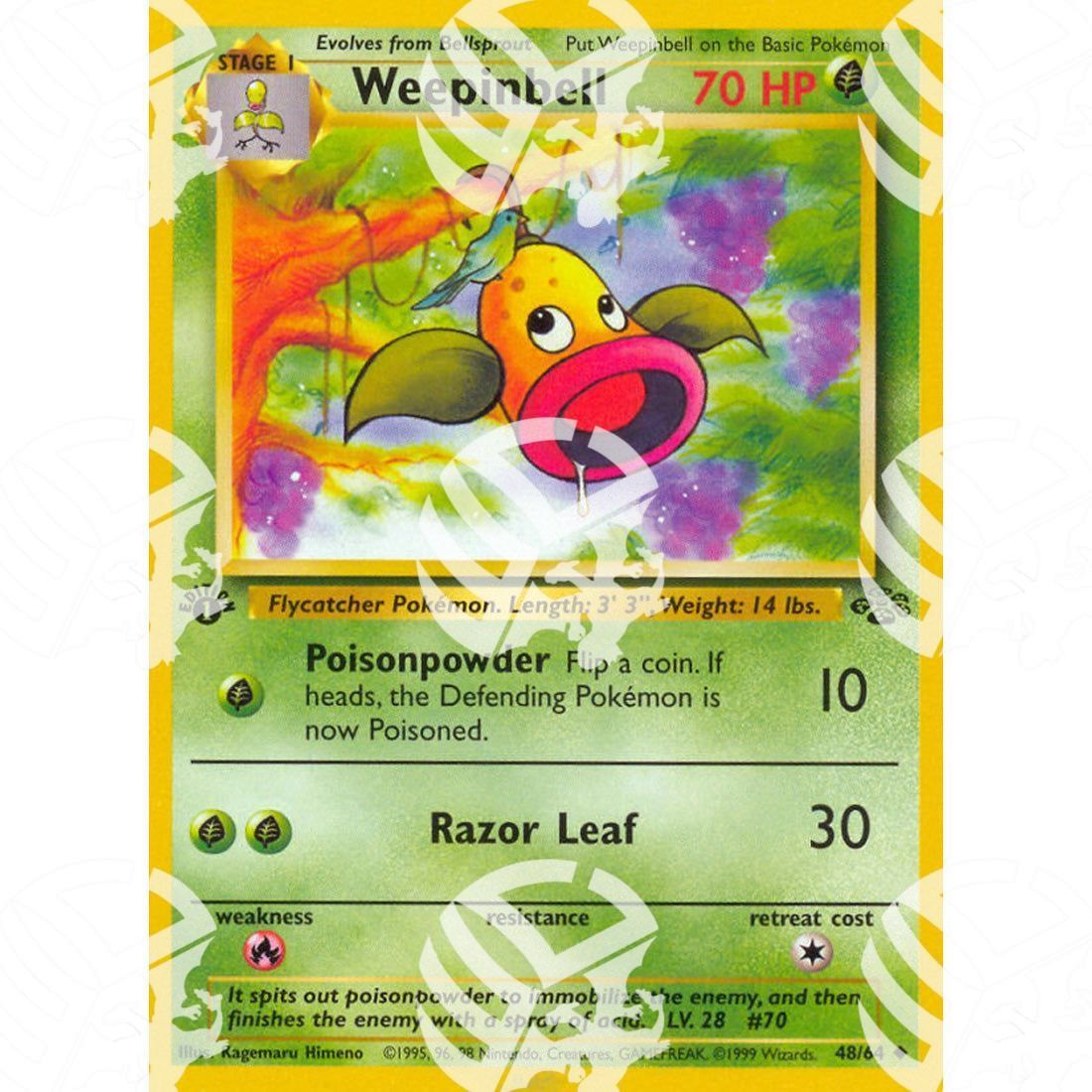 Jungle - Weepinbell - 48/64 - Warcard - Jungle - Weepinbell - 48/64 i prezzi più bassi sul mercato, solo da www.warcardshop.com! Carte singole, box, buste e mazzi.