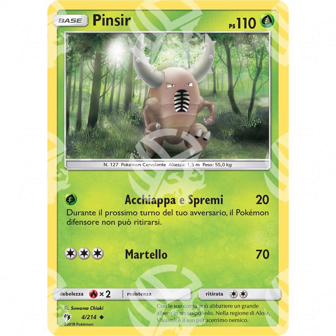 Tuoni Perduti - Pinsir - 4/214 - Warcard - Tuoni Perduti - Pinsir - 4/214 i prezzi più bassi sul mercato, solo da www.warcardshop.com! Carte singole, box, buste e mazzi.