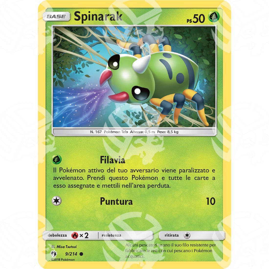 Tuoni Perduti - Spinarak - 9/214 - Warcard - Tuoni Perduti - Spinarak - 9/214 i prezzi più bassi sul mercato, solo da www.warcardshop.com! Carte singole, box, buste e mazzi.