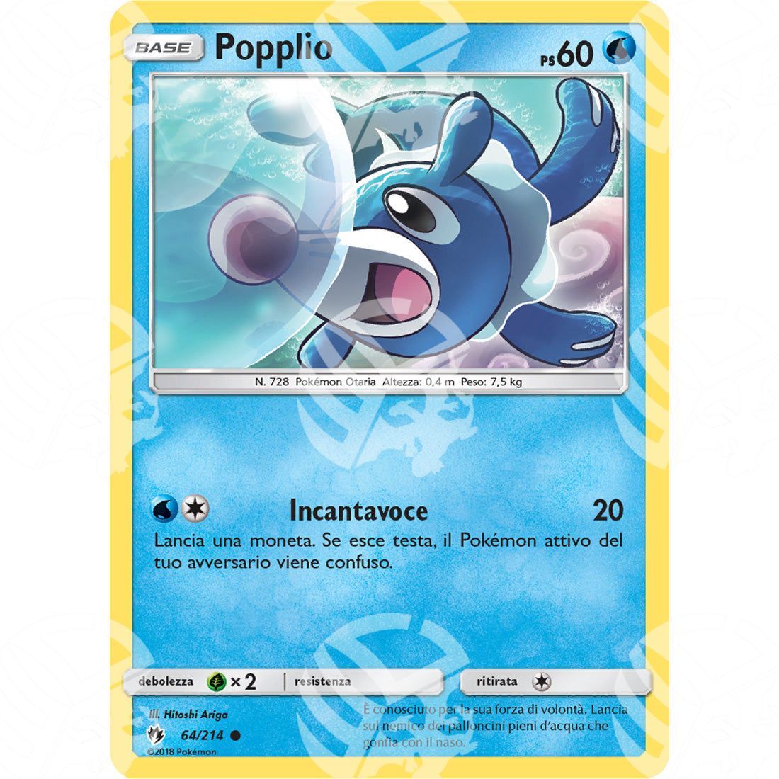 Tuoni Perduti - Popplio - 64/214 - Warcard - Tuoni Perduti - Popplio - 64/214 i prezzi più bassi sul mercato, solo da www.warcardshop.com! Carte singole, box, buste e mazzi.