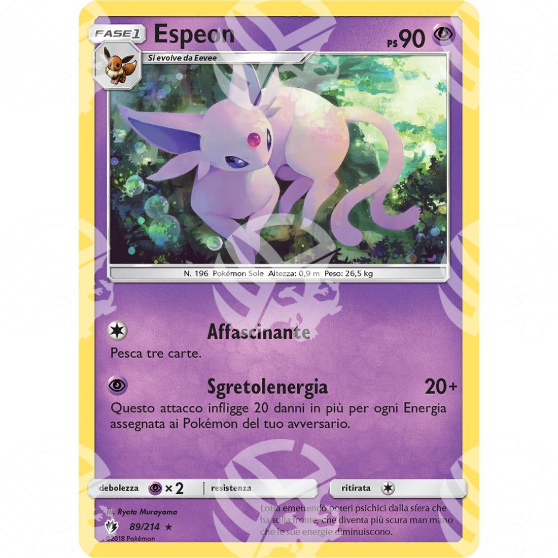 Tuoni Perduti - Espeon - 89/214 - Warcard - Tuoni Perduti - Espeon - 89/214 i prezzi più bassi sul mercato, solo da www.warcardshop.com! Carte singole, box, buste e mazzi.