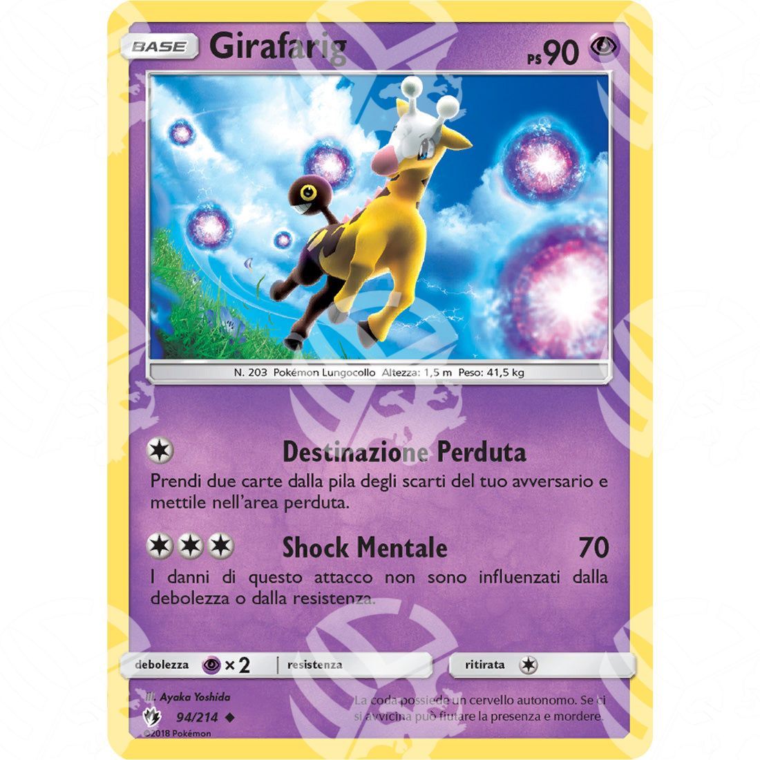 Tuoni Perduti - Girafarig - 94/214 - Warcard - Tuoni Perduti - Girafarig - 94/214 i prezzi più bassi sul mercato, solo da www.warcardshop.com! Carte singole, box, buste e mazzi.