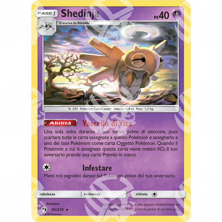 Tuoni Perduti - Shedinja - 95/214 - Warcard - Tuoni Perduti - Shedinja - 95/214 i prezzi più bassi sul mercato, solo da www.warcardshop.com! Carte singole, box, buste e mazzi.