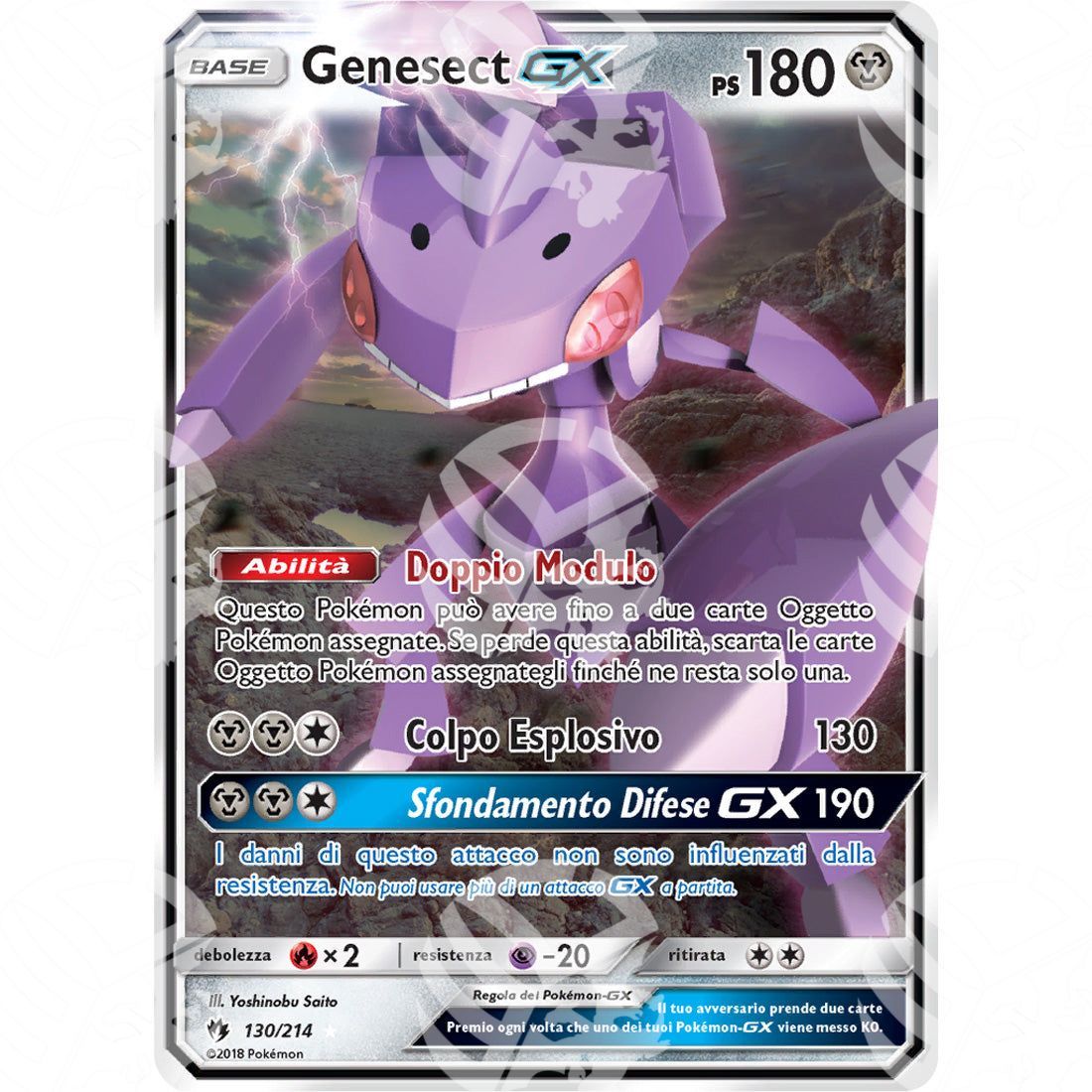 Tuoni Perduti - Genesect GX - Holo Rare 130/214 - Warcard - Tuoni Perduti - Genesect GX - Holo Rare 130/214 i prezzi più bassi sul mercato, solo da www.warcardshop.com! Carte singole, box, buste e mazzi.