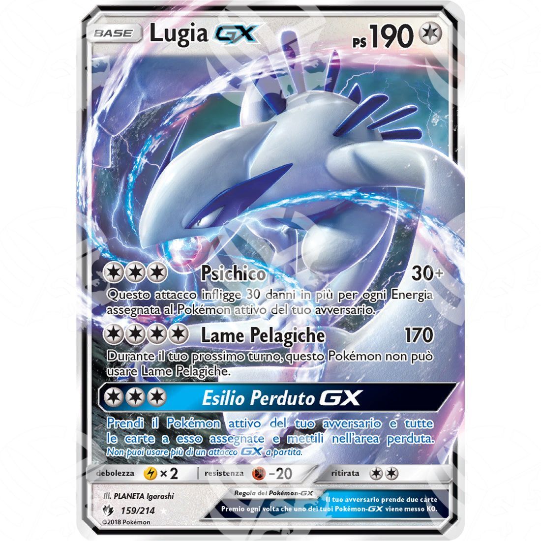 Tuoni Perduti - Lugia GX - Holo Rare 159/214 - Warcard - Tuoni Perduti - Lugia GX - Holo Rare 159/214 i prezzi più bassi sul mercato, solo da www.warcardshop.com! Carte singole, box, buste e mazzi.