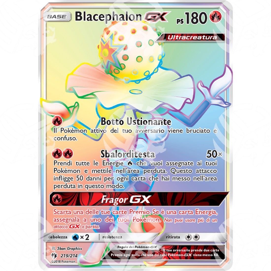 Tuoni Perduti - Blacephalon GX - Rainbow Rare 219/214 - Warcard - Tuoni Perduti - Blacephalon GX - Rainbow Rare 219/214 i prezzi più bassi sul mercato, solo da www.warcardshop.com! Carte singole, box, buste e mazzi.