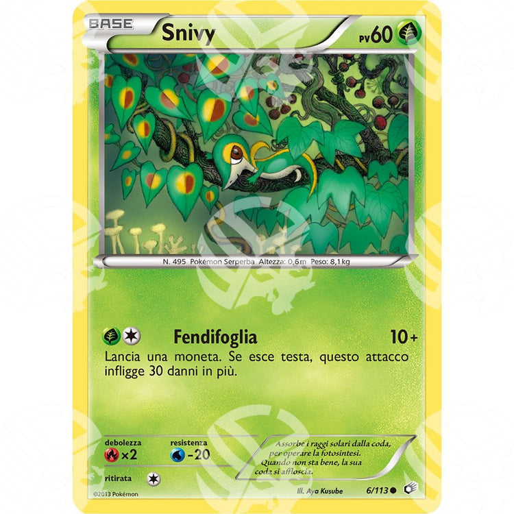 Tesori Leggendari - Snivy - 6/113 - Warcard - Tesori Leggendari - Snivy - 6/113 i prezzi più bassi sul mercato, solo da www.warcardshop.com! Carte singole, box, buste e mazzi.