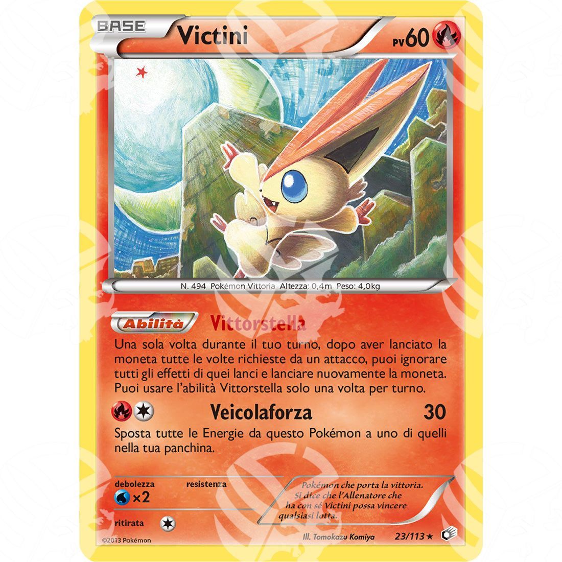 Tesori Leggendari - Victini - Holo Rare 23/113 - Warcard - Tesori Leggendari - Victini - Holo Rare 23/113 i prezzi più bassi sul mercato, solo da www.warcardshop.com! Carte singole, box, buste e mazzi.