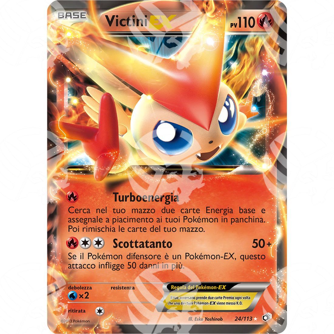 Tesori Leggendari - Victini EX - Ultra Rare 24/113 - Warcard - Tesori Leggendari - Victini EX - Ultra Rare 24/113 i prezzi più bassi sul mercato, solo da www.warcardshop.com! Carte singole, box, buste e mazzi.