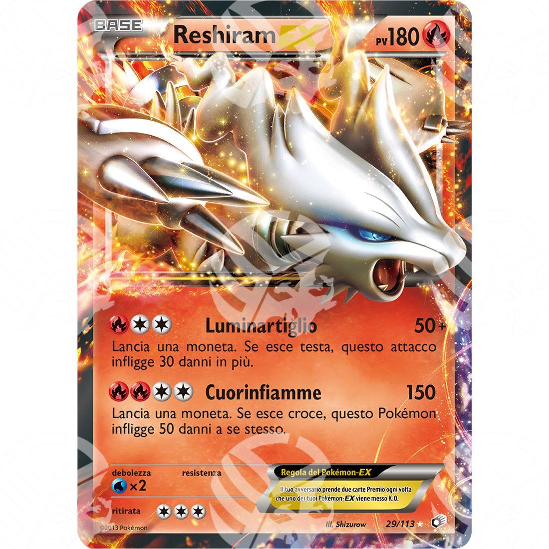 Tesori Leggendari - Reshiram EX - Ultra Rare 29/113 - Warcard - Tesori Leggendari - Reshiram EX - Ultra Rare 29/113 i prezzi più bassi sul mercato, solo da www.warcardshop.com! Carte singole, box, buste e mazzi.