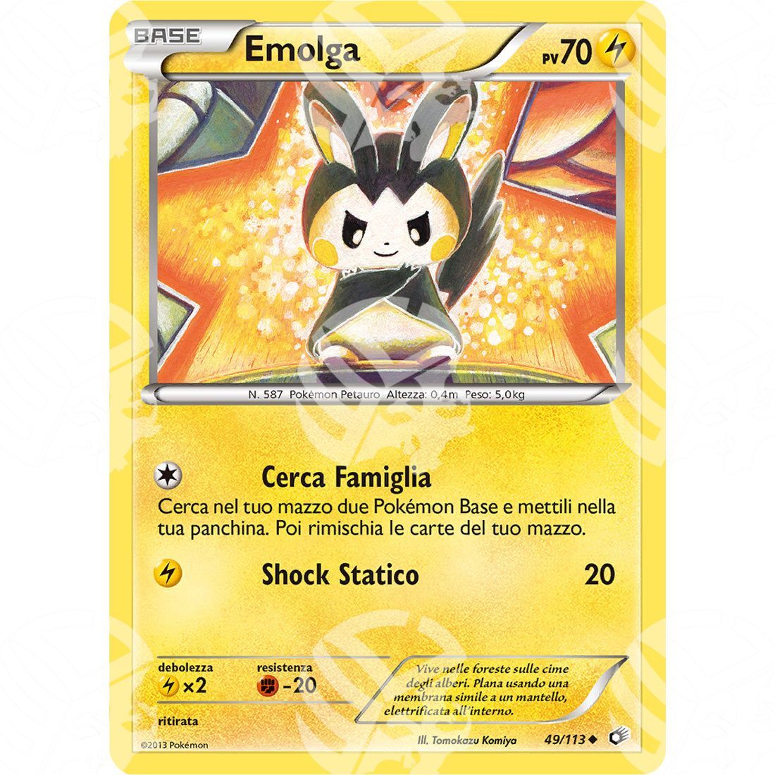 Tesori Leggendari - Emolga - 49/113 - Warcard - Tesori Leggendari - Emolga - 49/113 i prezzi più bassi sul mercato, solo da www.warcardshop.com! Carte singole, box, buste e mazzi.