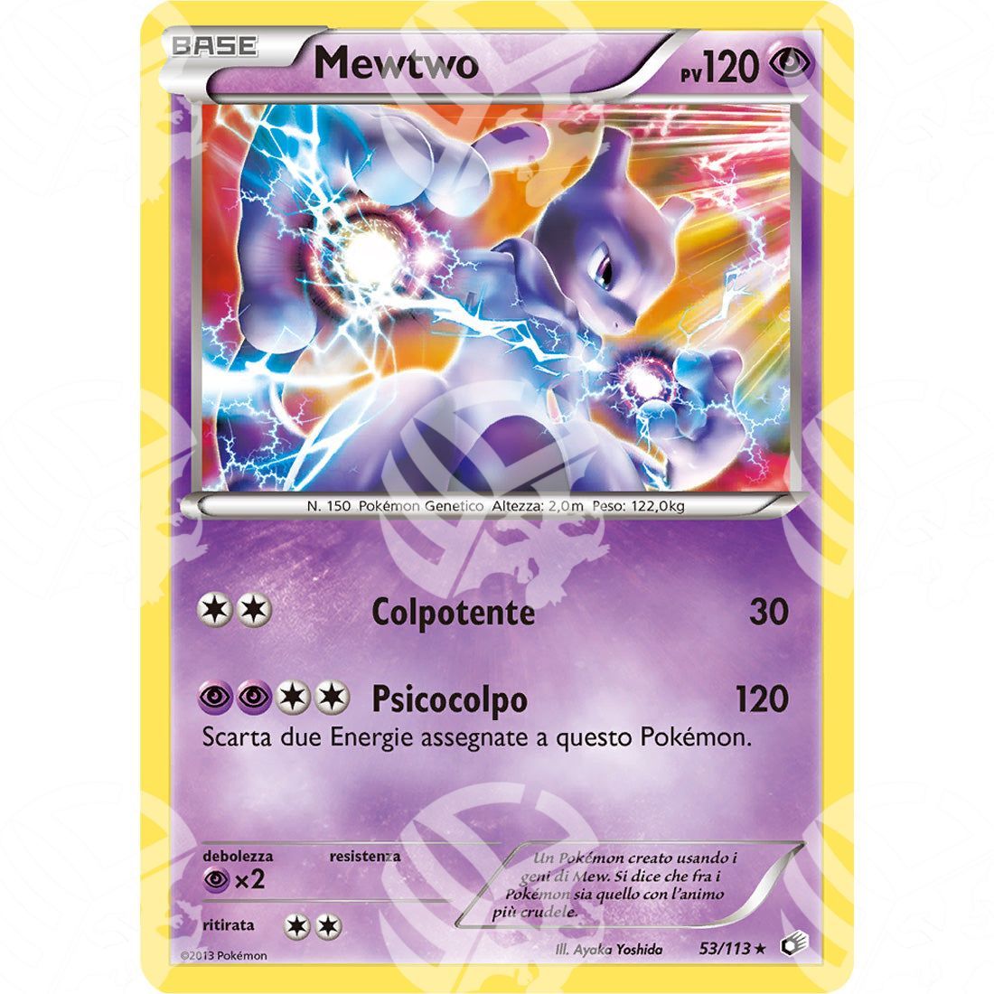 Tesori Leggendari - Mewtwo - Holo Rare 53/113 - Warcard - Tesori Leggendari - Mewtwo - Holo Rare 53/113 i prezzi più bassi sul mercato, solo da www.warcardshop.com! Carte singole, box, buste e mazzi.