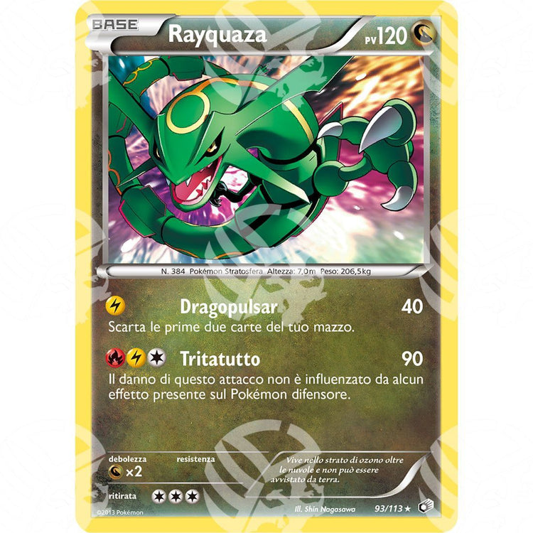 Tesori Leggendari - Rayquaza - Holo Rare 93/113 - Warcard - Tesori Leggendari - Rayquaza - Holo Rare 93/113 i prezzi più bassi sul mercato, solo da www.warcardshop.com! Carte singole, box, buste e mazzi.