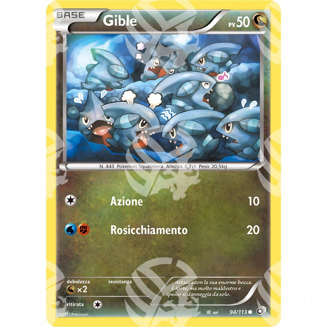 Tesori Leggendari - Gible - 94/113 - Warcard - Tesori Leggendari - Gible - 94/113 i prezzi più bassi sul mercato, solo da www.warcardshop.com! Carte singole, box, buste e mazzi.