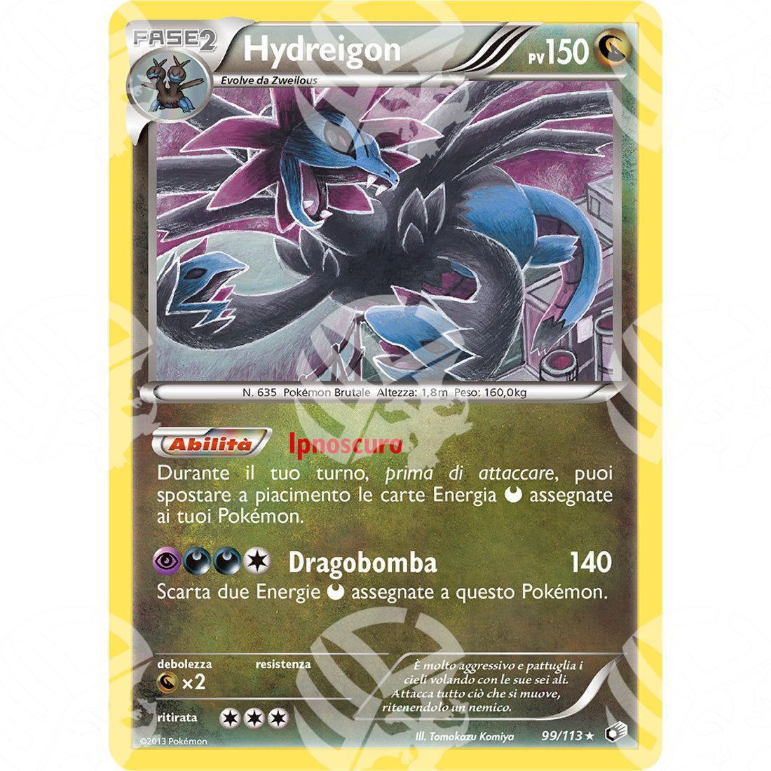 Tesori Leggendari - Hydreigon - Holo Rare 99/113 - Warcard - Tesori Leggendari - Hydreigon - Holo Rare 99/113 i prezzi più bassi sul mercato, solo da www.warcardshop.com! Carte singole, box, buste e mazzi.