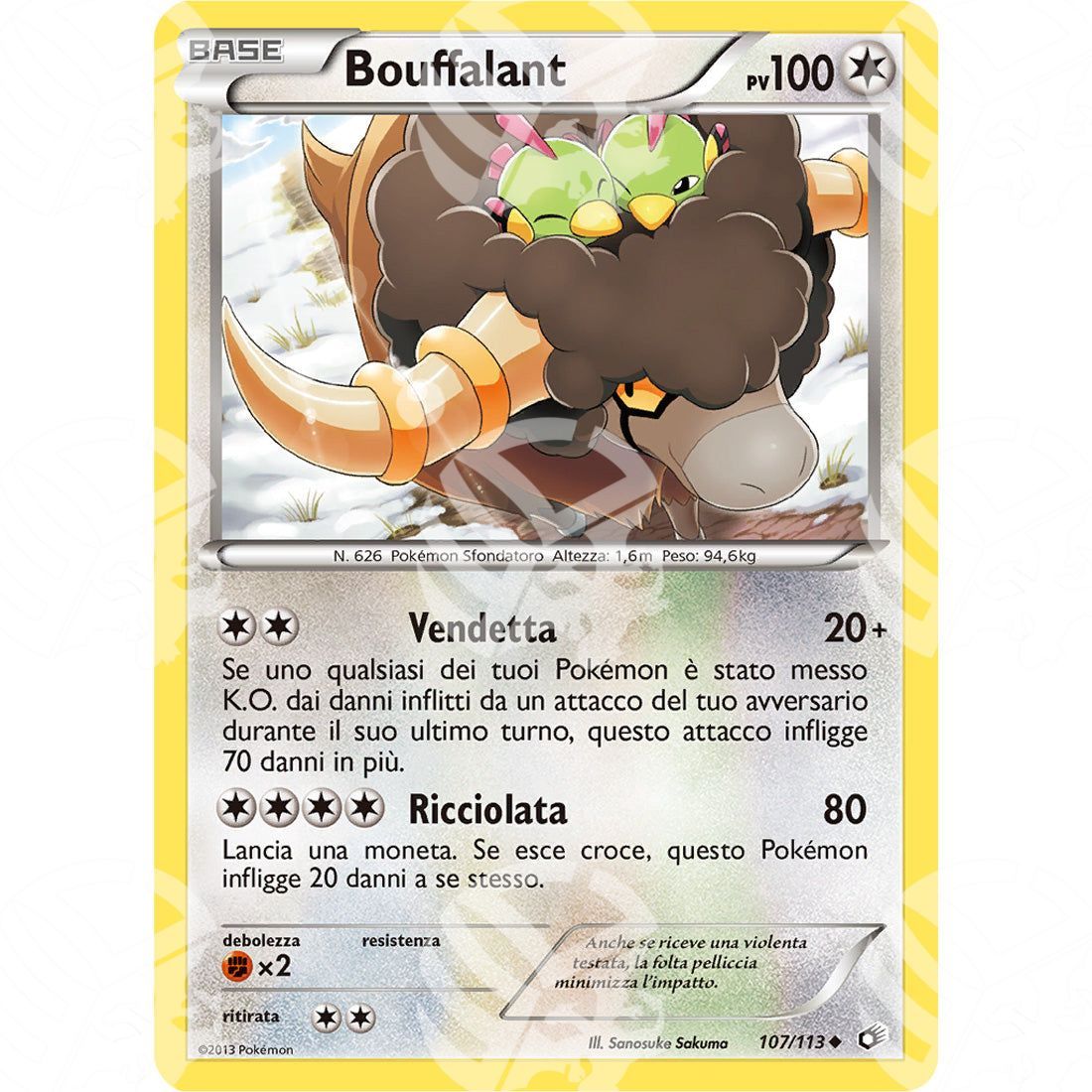 Tesori Leggendari - Bouffalant - 107/113 - Warcard - Tesori Leggendari - Bouffalant - 107/113 i prezzi più bassi sul mercato, solo da www.warcardshop.com! Carte singole, box, buste e mazzi.