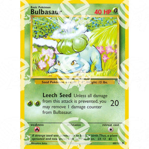 Legendary Collection - Bulbasaur - 68/110 - Warcard - Legendary Collection - Bulbasaur - 68/110 i prezzi più bassi sul mercato, solo da www.warcardshop.com! Carte singole, box, buste e mazzi.