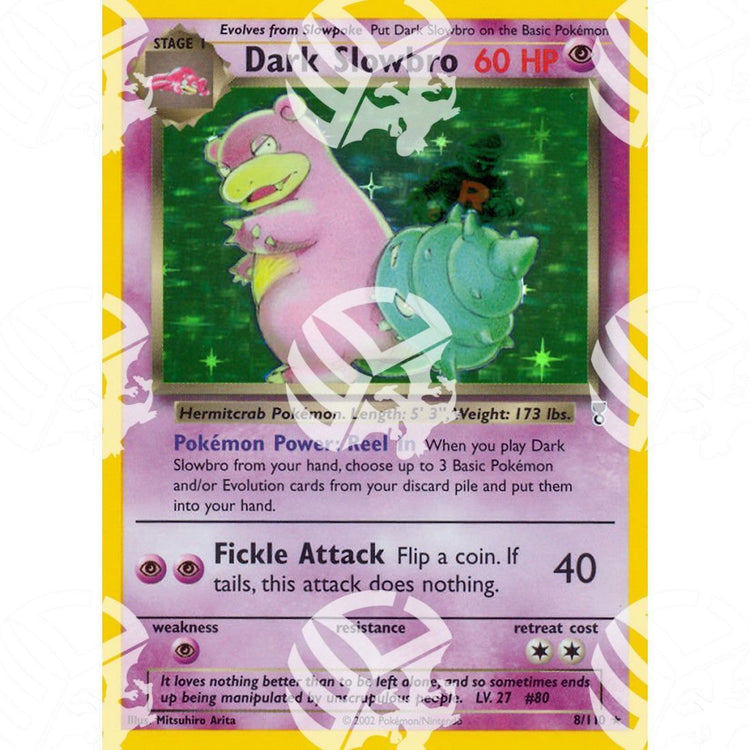 Legendary Collection - Dark Slowbro - Holo Rare 8/110 - Warcard - Legendary Collection - Dark Slowbro - Holo Rare 8/110 i prezzi più bassi sul mercato, solo da www.warcardshop.com! Carte singole, box, buste e mazzi.