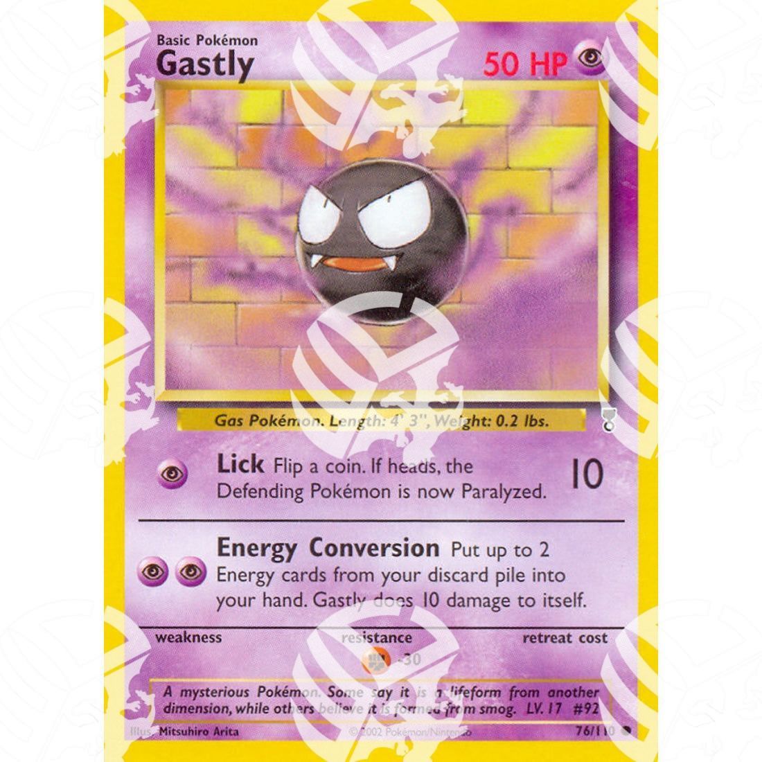 Legendary Collection - Gastly - 76/110 - Warcard - Legendary Collection - Gastly - 76/110 i prezzi più bassi sul mercato, solo da www.warcardshop.com! Carte singole, box, buste e mazzi.