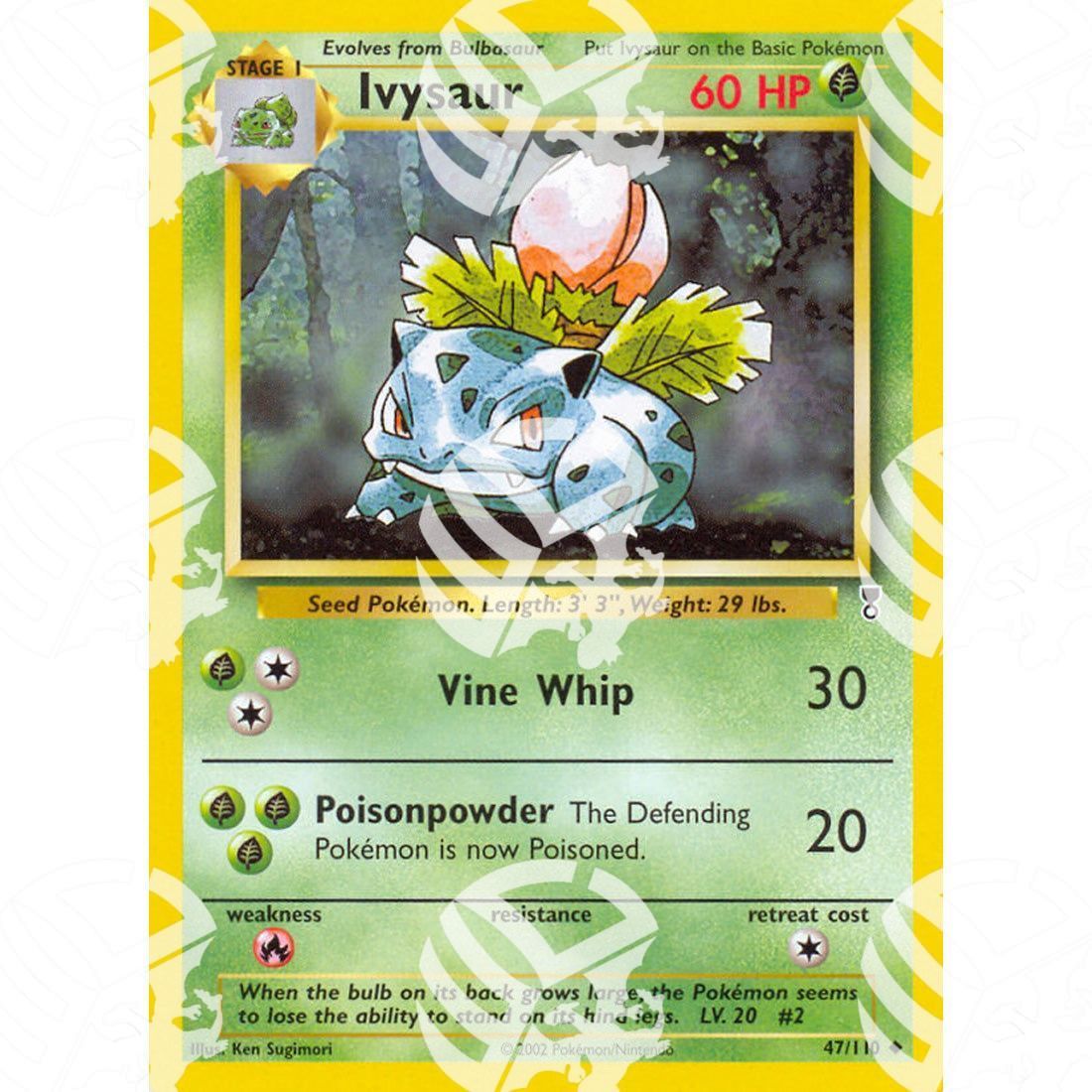 Legendary Collection - Ivysaur - 47/110 - Warcard - Legendary Collection - Ivysaur - 47/110 i prezzi più bassi sul mercato, solo da www.warcardshop.com! Carte singole, box, buste e mazzi.