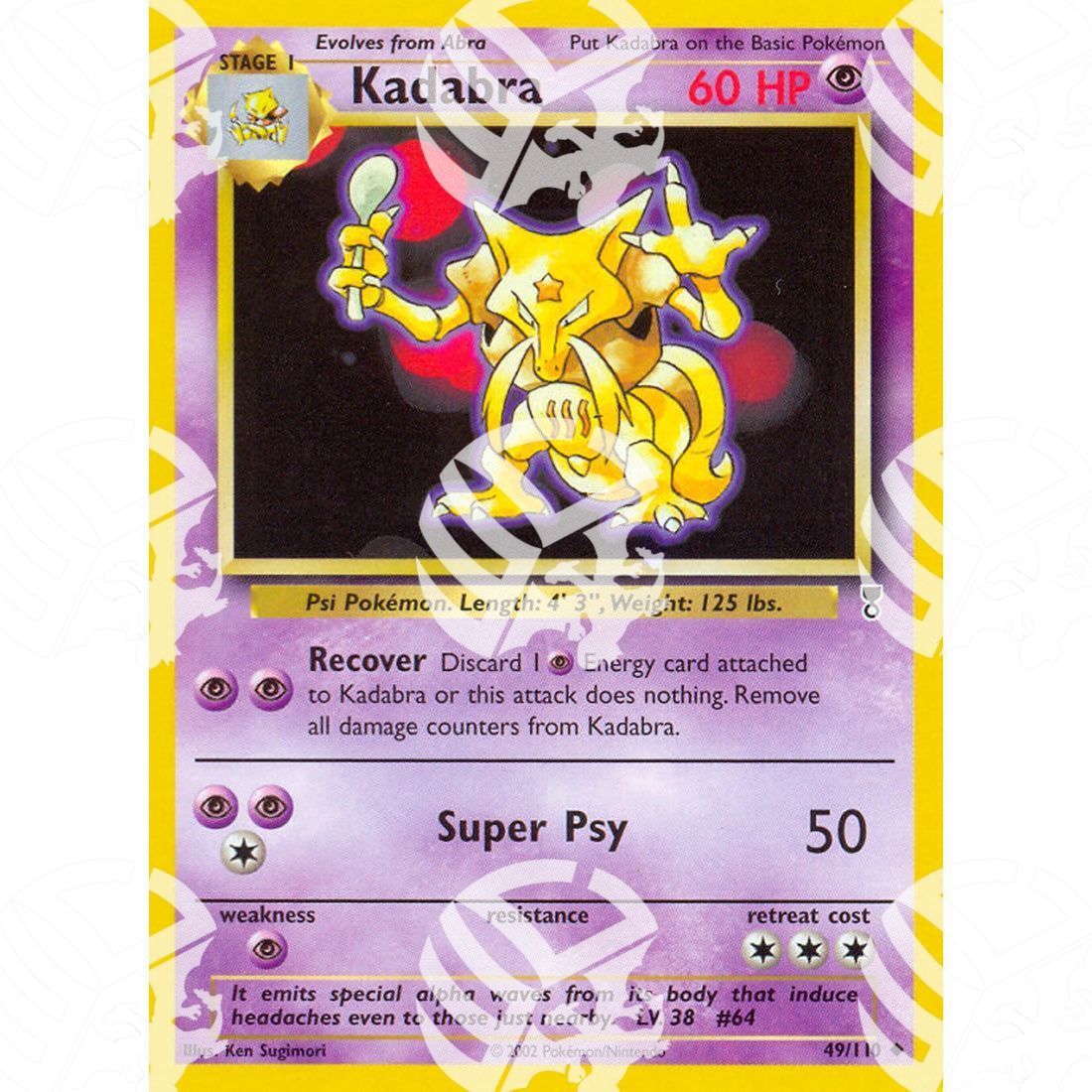 Legendary Collection - Kadabra - 49/110 - Warcard - Legendary Collection - Kadabra - 49/110 i prezzi più bassi sul mercato, solo da www.warcardshop.com! Carte singole, box, buste e mazzi.