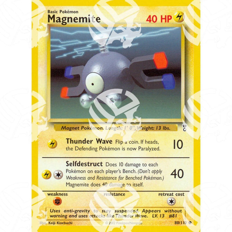 Legendary Collection - Magnemite - 80/110 - Warcard - Legendary Collection - Magnemite - 80/110 i prezzi più bassi sul mercato, solo da www.warcardshop.com! Carte singole, box, buste e mazzi.