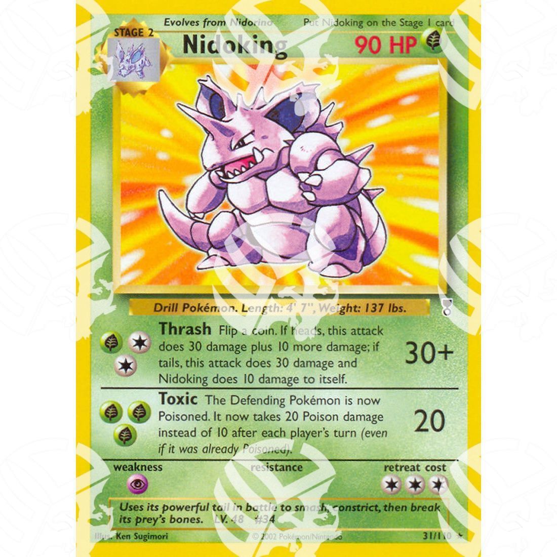 Legendary Collection - Nidoking - 31/110 - Warcard - Legendary Collection - Nidoking - 31/110 i prezzi più bassi sul mercato, solo da www.warcardshop.com! Carte singole, box, buste e mazzi.