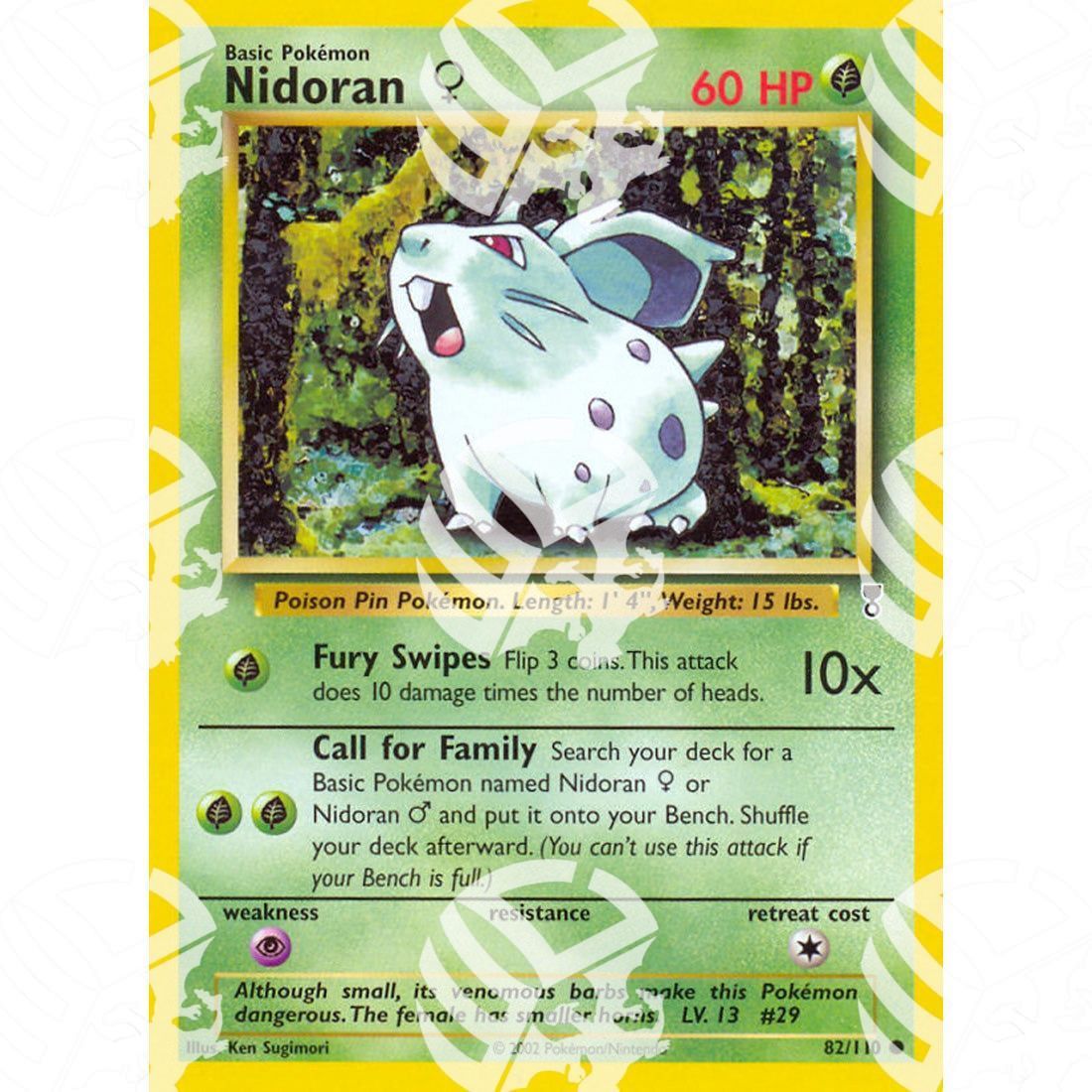 Legendary Collection - Nidoran F - 82/110 - Warcard - Legendary Collection - Nidoran F - 82/110 i prezzi più bassi sul mercato, solo da www.warcardshop.com! Carte singole, box, buste e mazzi.