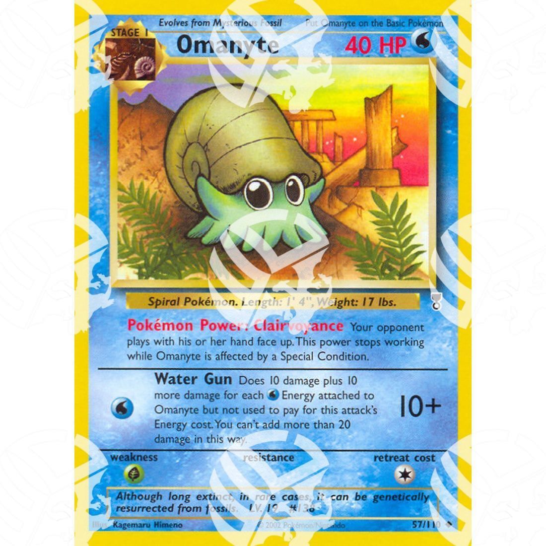 Legendary Collection - Omanyte - 57/110 - Warcard - Legendary Collection - Omanyte - 57/110 i prezzi più bassi sul mercato, solo da www.warcardshop.com! Carte singole, box, buste e mazzi.