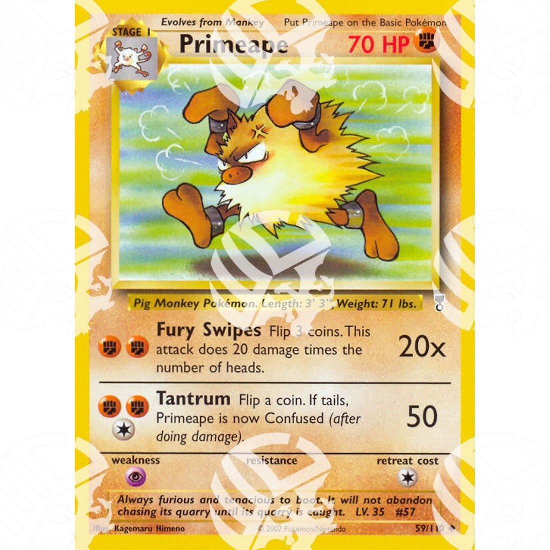 Legendary Collection - Primeape - 59/110 - Warcard - Legendary Collection - Primeape - 59/110 i prezzi più bassi sul mercato, solo da www.warcardshop.com! Carte singole, box, buste e mazzi.