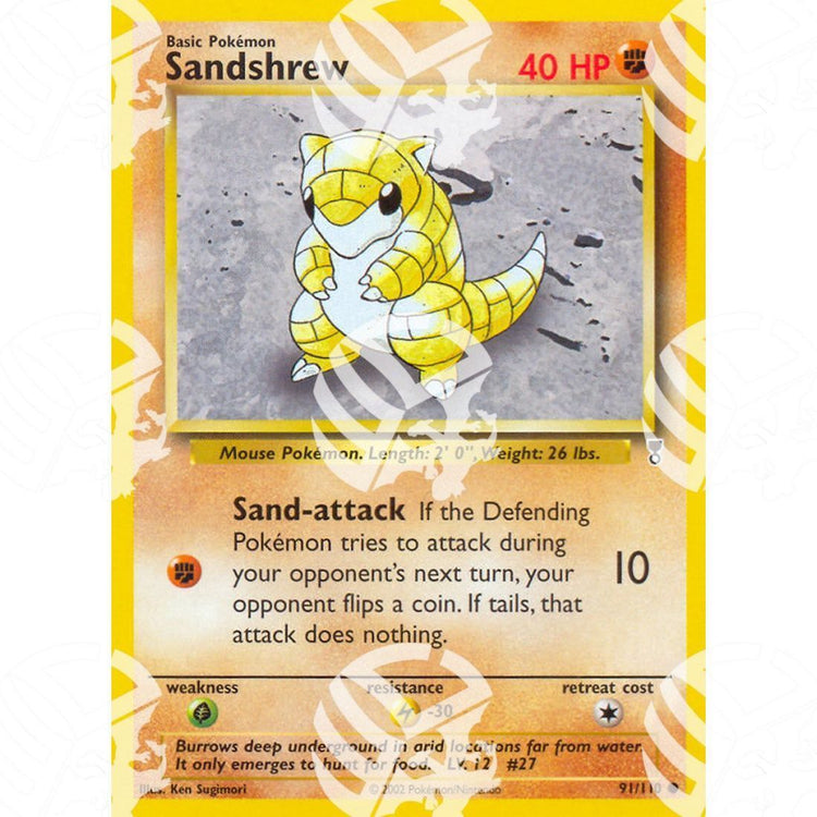 Legendary Collection - Sandshrew - 91/110 - Warcard - Legendary Collection - Sandshrew - 91/110 i prezzi più bassi sul mercato, solo da www.warcardshop.com! Carte singole, box, buste e mazzi.