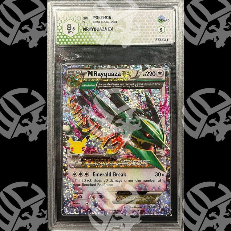 MRayquaza EX Gran Festa - GRAAD 9.5 - Warcard - Gradate i prezzi più bassi sul mercato, solo da www.warcardshop.com! Carte singole, box, buste e mazzi.